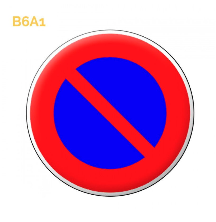 Panneau de signalisation stationnement interdit 